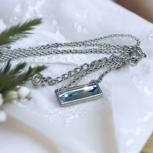 🌺Silpada Sterling & Glass Necklace - Picture 2 of 8